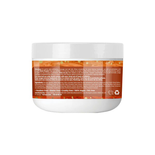 HEMPZ Pumpkin Spice & Vanilla Chai Herbal Body Scrub