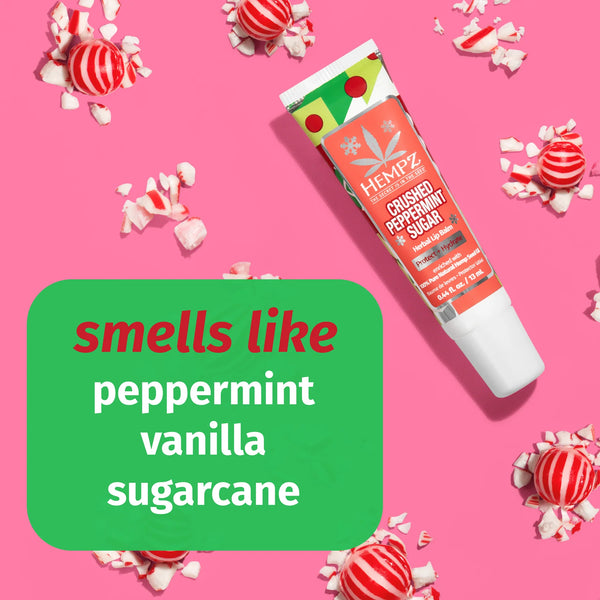 HEMPZ Crushed Peppermint Sugar Lip Balm